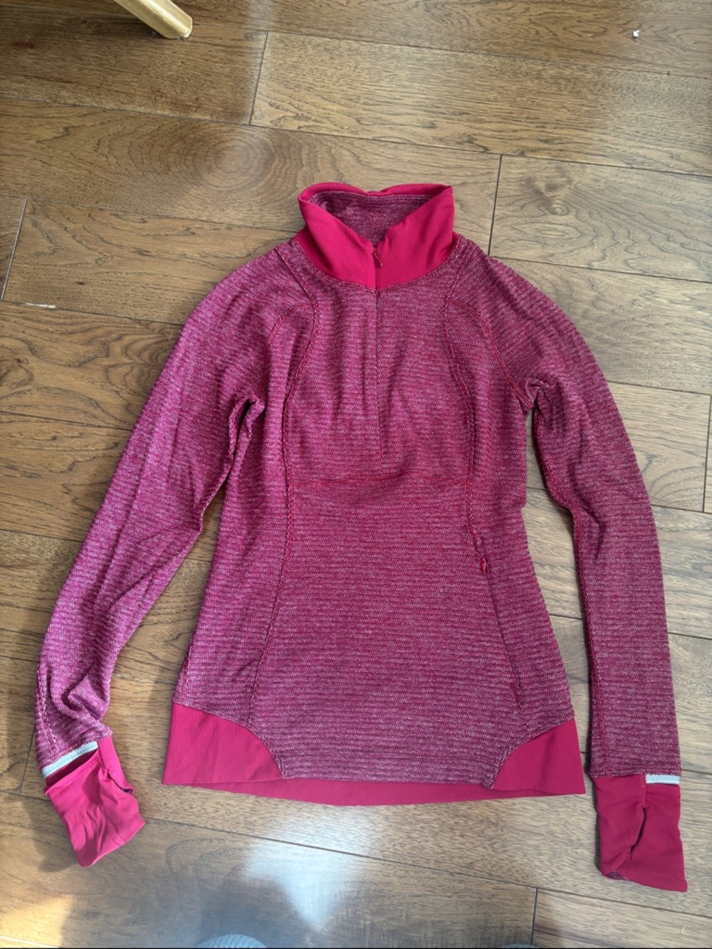 lululemon athletica Heathered Fuchsia Half-Zip Pullover